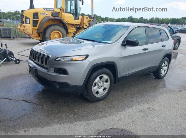 1C4PJMAB7GW313864 2016 JEEP CHEROKEE Бежевый Передняя левая четверть