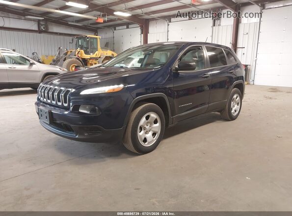 1C4PJMAB7GW337372 2016 JEEP CHEROKEE Blue Przód lewy