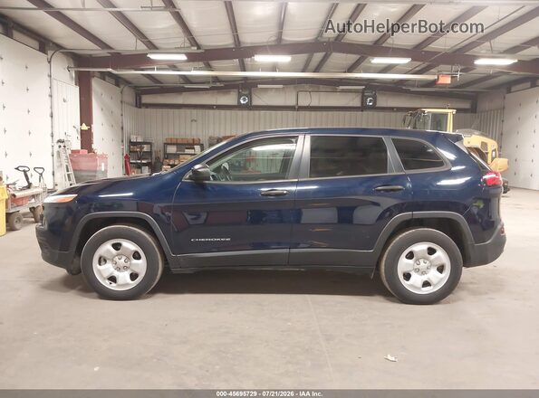 1C4PJMAB7GW337372 2016 JEEP CHEROKEE Blue Widok wnętrza 360 stopni