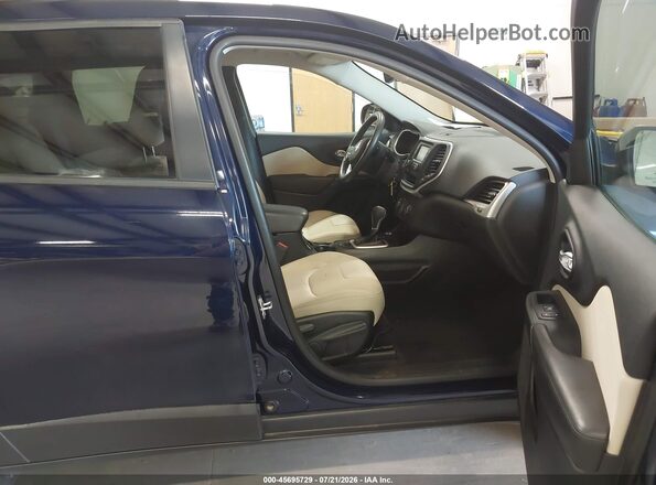 1C4PJMAB7GW337372 2016 JEEP CHEROKEE Blue Widok wnętrza z przodu