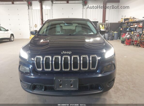 1C4PJMAB7GW337372 2016 JEEP CHEROKEE Blue Widok zestawu wskaźników
