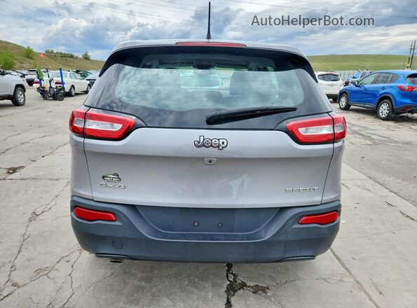 1C4PJMAB8GW120736 2016 JEEP CHEROKEE Silver უკანა ხედი