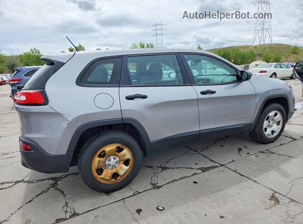 1C4PJMAB8GW120736 2016 JEEP CHEROKEE Silver უკანა მარჯვენა