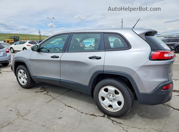 1C4PJMAB8GW120736 2016 JEEP CHEROKEE Silver უკანა მარცხენა