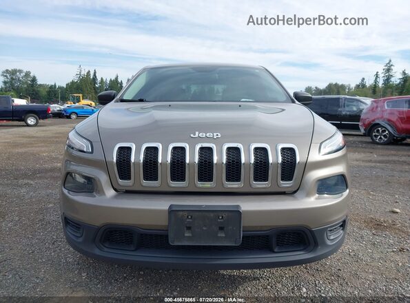 1C4PJMAB8GW289168 2016 JEEP CHEROKEE Green Widok zestawu wskaźników
