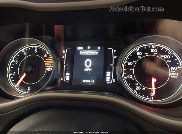 1C4PJMAB8GW343486 2016 JEEP CHEROKEE Серебряный Вид задних сидений