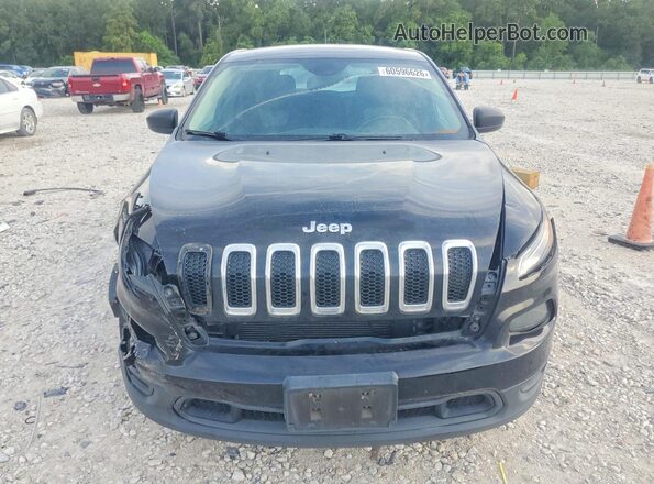 1C4PJMAB8HW551000 2017 JEEP CHEROKEE Black Դիմացի տեսք