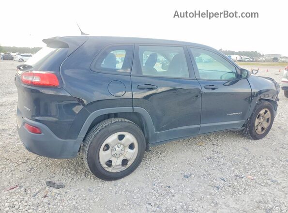 1C4PJMAB8HW551000 2017 JEEP CHEROKEE Black Հետևի աջ