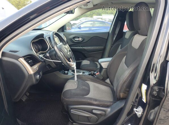 1C4PJMAB8HW551000 2017 JEEP CHEROKEE Black Սալոնի դիմացի տեսք