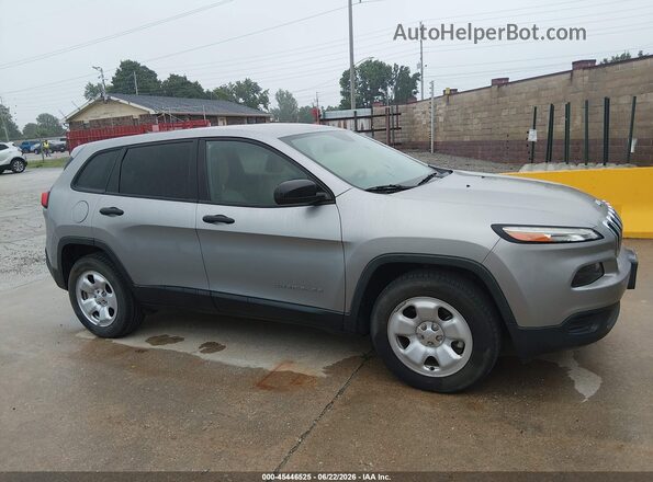 1C4PJMAB8HW579394 2017 JEEP CHEROKEE Gray Սալոնի հետևի տեսք