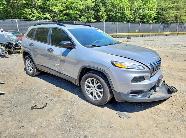 1C4PJMABXGW145069 2016 JEEP CHEROKEE Silver Przód prawy