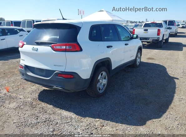 1C4PJMABXGW343523 2016 JEEP CHEROKEE White Tył prawy