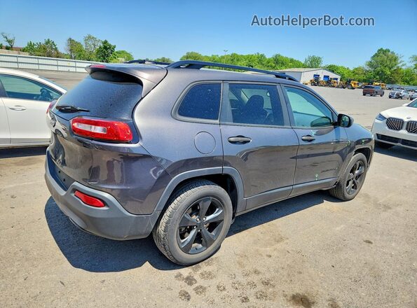 1C4PJMABXHW529404 2017 JEEP CHEROKEE Charcoal Trasero derecho