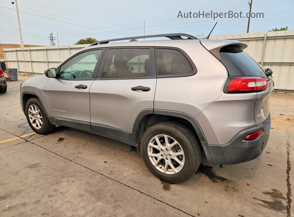 1C4PJMABXHW663961 2017 JEEP CHEROKEE Gray Trasero izquierdo