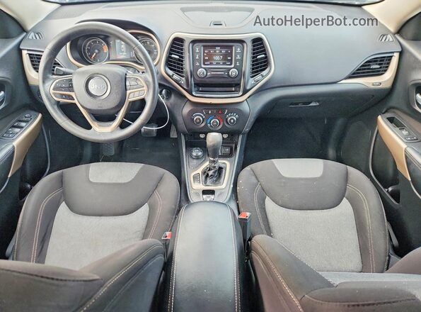 1C4PJMABXHW663961 2017 JEEP CHEROKEE Gray Vista del salpicadero