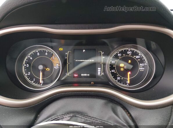 1C4PJMAS0HD221055 2017 JEEP CHEROKEE Silver Հետևի նստատեղերի տեսք