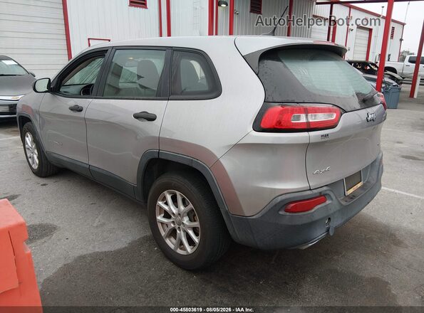 1C4PJMAS0HD221055 2017 JEEP CHEROKEE Silver Հետևի ձախ