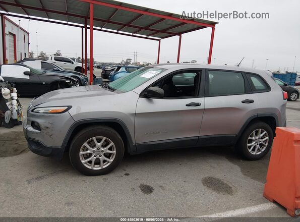 1C4PJMAS0HD221055 2017 JEEP CHEROKEE Silver Սալոնի 360 աստիճան տեսք