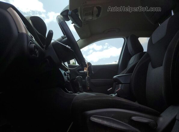 1C4PJMAS1GW356807 2016 JEEP CHEROKEE Угольный Вид салона спереди