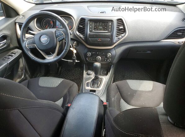 1C4PJMAS1GW356807 2016 JEEP CHEROKEE Угольный Вид панели приборов