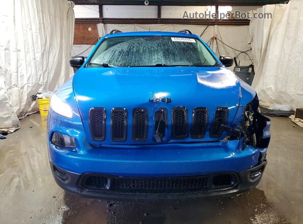 1C4PJMAS3HW589556 2017 JEEP CHEROKEE Blue Вид спереду