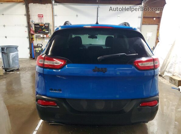 1C4PJMAS3HW589556 2017 JEEP CHEROKEE Blue Вид ззаду
