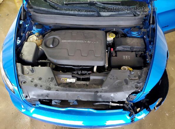 1C4PJMAS3HW589556 2017 JEEP CHEROKEE Blue Вид підкапотного простору
