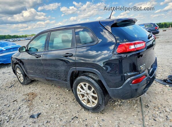 1C4PJMAS5GW138840 2016 JEEP CHEROKEE Black Հետևի ձախ