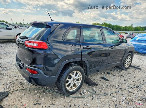 1C4PJMAS5GW138840 2016 JEEP CHEROKEE Black Հետևի աջ