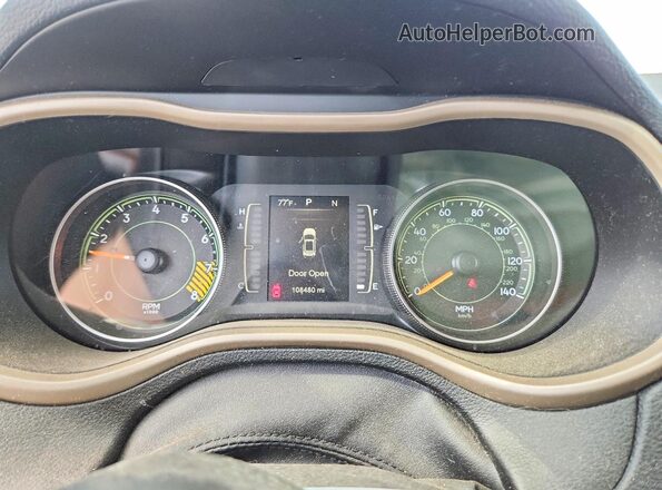1C4PJMAS5GW138840 2016 JEEP CHEROKEE Black Սարքավորումների վահանակի տեսք