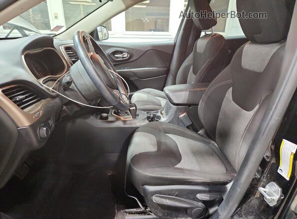 1C4PJMAS5HW545753 2017 JEEP CHEROKEE Black Vista interior delantera