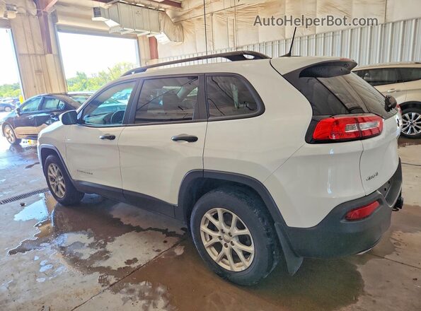 1C4PJMAS5HW647778 2017 JEEP CHEROKEE White Rear left