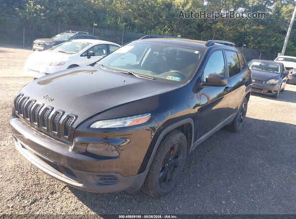 1C4PJMAS6GW314391 2016 JEEP CHEROKEE Black Vista tres cuartos delantera izquierda