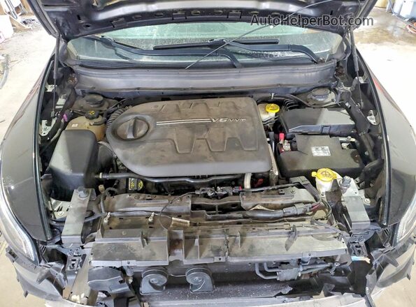 1C4PJMAS9GW333081 2016 JEEP CHEROKEE Black Engine compartment view