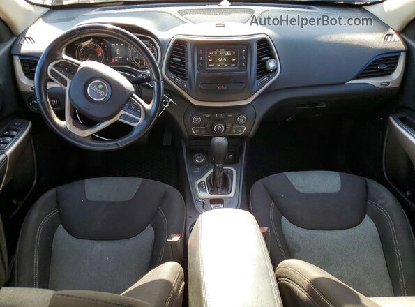 1C4PJMAS9HW567416 2017 JEEP CHEROKEE Burgundy Dashboard view