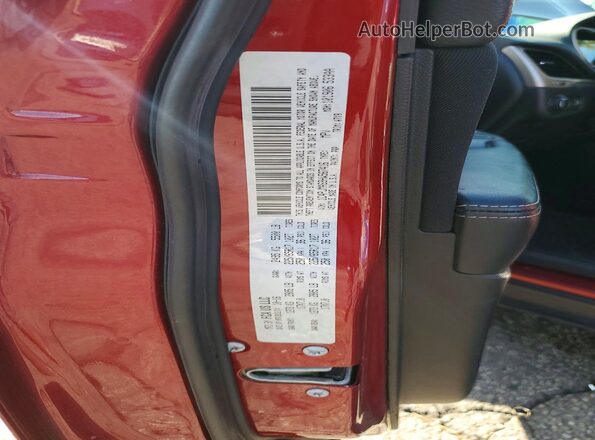 1C4PJMAS9HW567416 2017 JEEP CHEROKEE Burgundy VIN sticker view