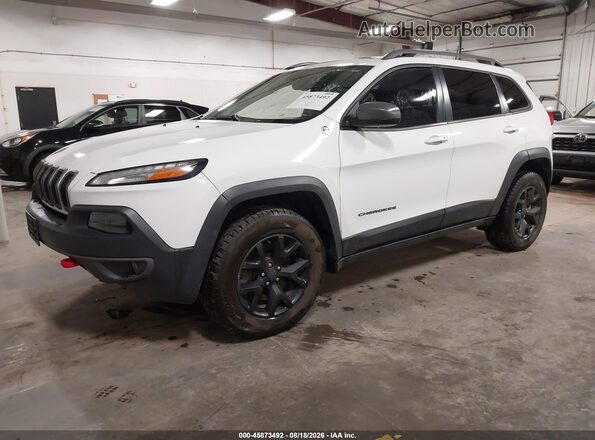 1C4PJMBB0GW338510 2016 JEEP CHEROKEE White წინა მარცხენა ხედი სამი მეოთხედიდან
