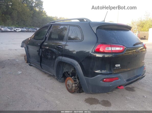 1C4PJMBB1JD609531 2018 JEEP CHEROKEE Черный Задняя левая четверть