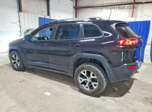 1C4PJMBB3HW513088 2017 JEEP CHEROKEE Black Tył lewy