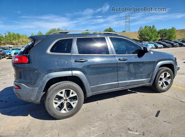 1C4PJMBB4HW519496 2017 JEEP CHEROKEE Gray Trasero derecho