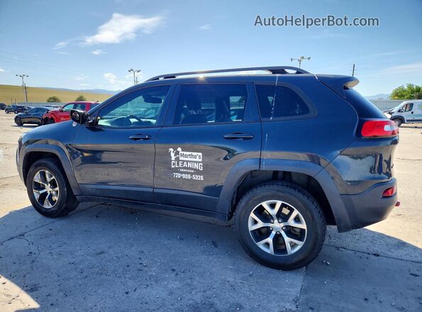 1C4PJMBB4HW519496 2017 JEEP CHEROKEE Gray Trasero izquierdo
