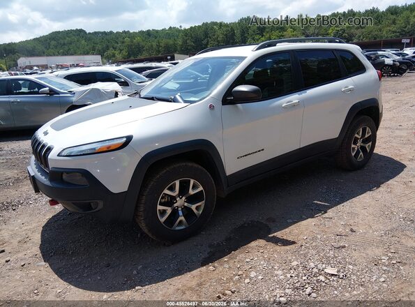 1C4PJMBBXHD239903 2017 JEEP CHEROKEE Белый Передняя левая четверть