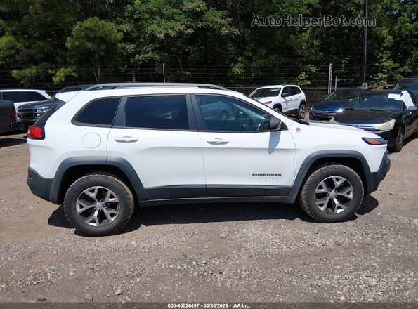 1C4PJMBBXHD239903 2017 JEEP CHEROKEE Белый Вид задней части салона