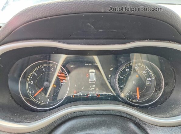 1C4PJMBS0GW300386 2016 JEEP CHEROKEE Blue Widok zestawu wskaźników
