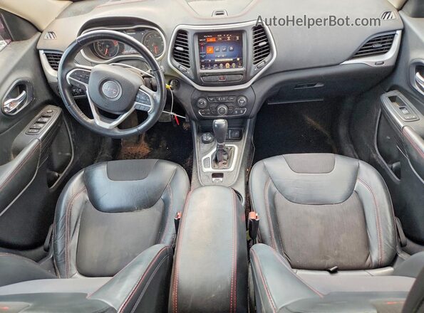 1C4PJMBS2GW133657 2016 JEEP CHEROKEE Зеленый Вид панели приборов