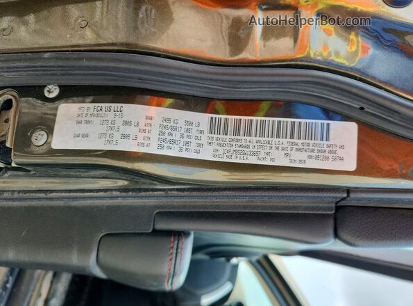 1C4PJMBS2GW133657 2016 JEEP CHEROKEE Зеленый Панорамный вид салона 360°