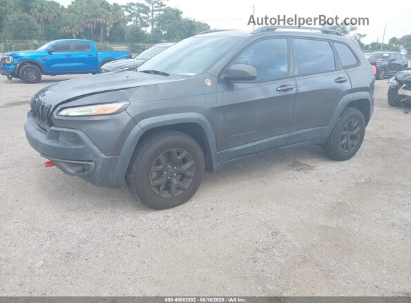 1C4PJMBS2GW183412 2016 JEEP CHEROKEE Gray Vista tres cuartos delantera izquierda