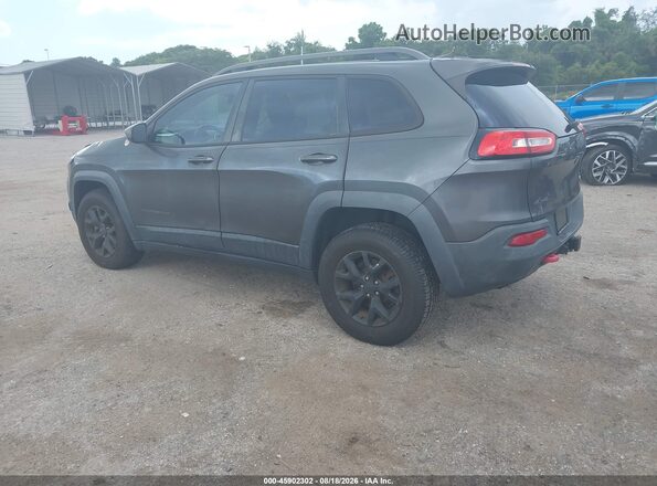 1C4PJMBS2GW183412 2016 JEEP CHEROKEE Gray Trasero izquierdo