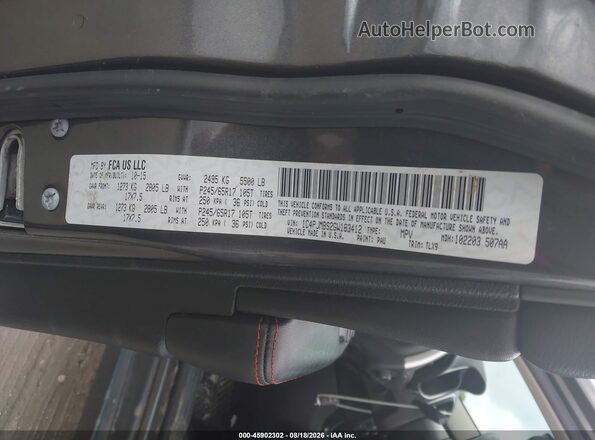 1C4PJMBS2GW183412 2016 JEEP CHEROKEE Gray Vista del compartimento del motor