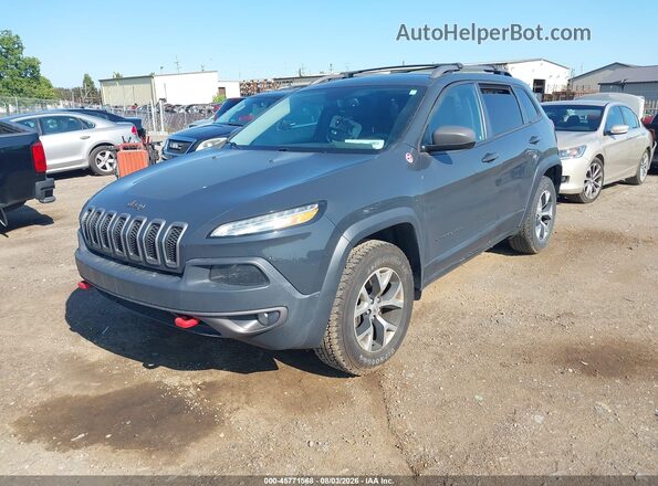 1C4PJMBS2GW242121 2016 JEEP CHEROKEE Black Vista tres cuartos delantera izquierda